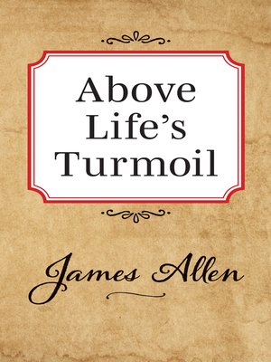 cover image of Above Lifes Turmoil